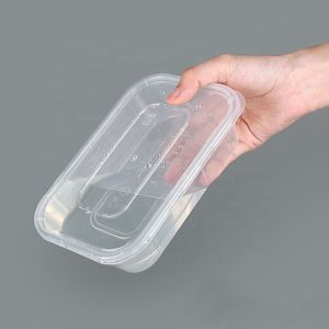 Wholesale 100% biodegradable takeaway tableware 500ml square disposable bento