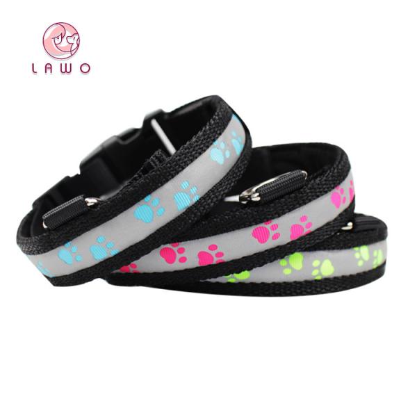 Buy C903 New Custom Pet Product Adjustable Reflective Nylon Usb Led Dog Collar Rechargeable for Dogs Dog Sex at wholesale prices