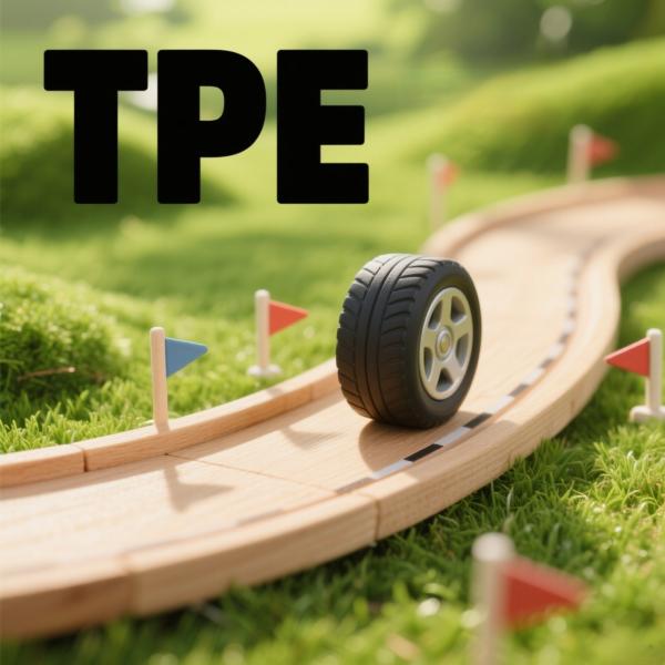 High Elasticity TPR Rubber Plastic TPE Raw Material Granules Toy Car Tires