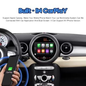 9Inch Car Stereo System Touch Screen Android radio For BMW R56 R60 2007-2010