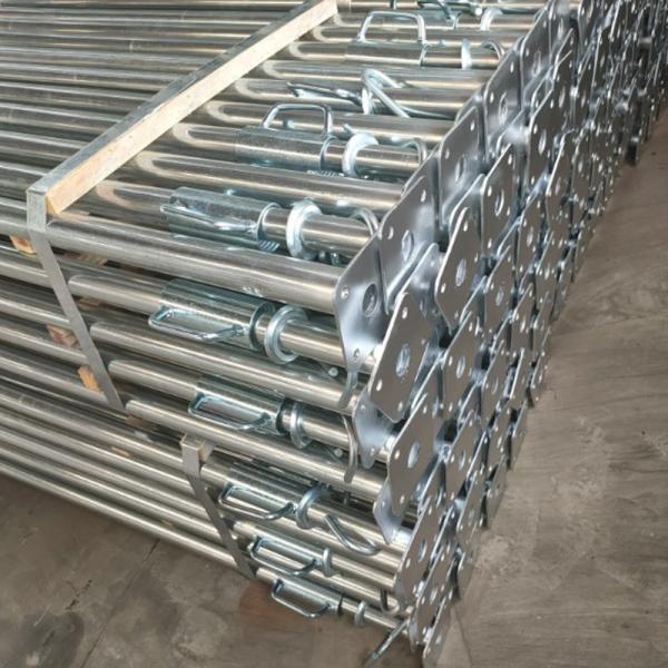 Height-Adjustable Steel Props for Construction with Support Function