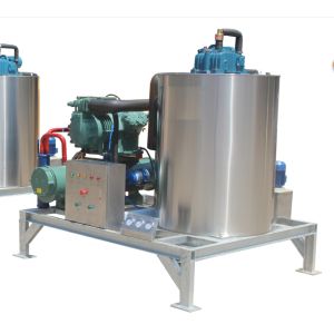 4T/24H Longlife seawater flake ice making machine on board