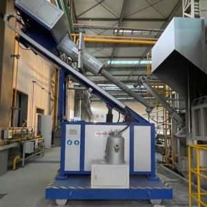 Rotary Molten Aluminum Liquid Degasser Machine Movable Aluminum Liquid Degassing