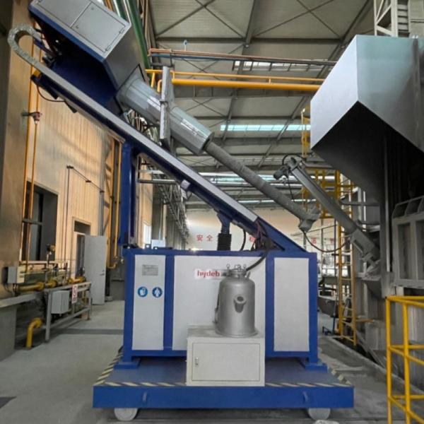 Rotary Molten Aluminum Liquid Degasser Machine Movable Aluminum Liquid Degassing