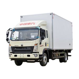 New Brand HOWO 4x2 4.2M Single Row Van Refrigerator Truck Wagon