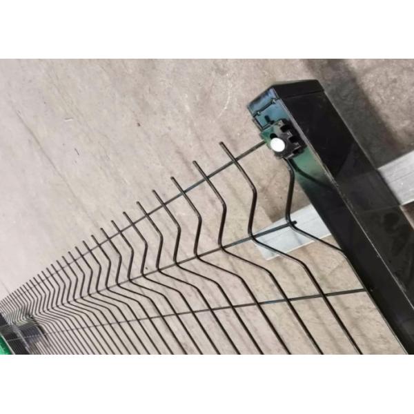 Wrought Iron Decorative Powder Coated Welded Wire Mesh Fence Panels 3d Folds