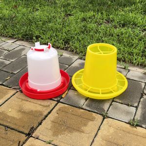 Long Lasting large poultry drinker Cylindrical Hen Water Feeders Perfect