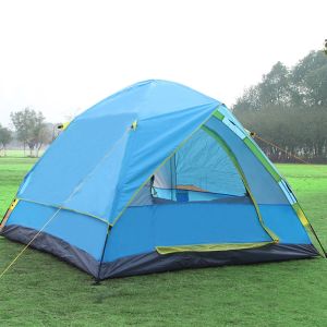 3-4 Person Water Resistant Camping Tent With Carry Bag for Backpacking 3 Season