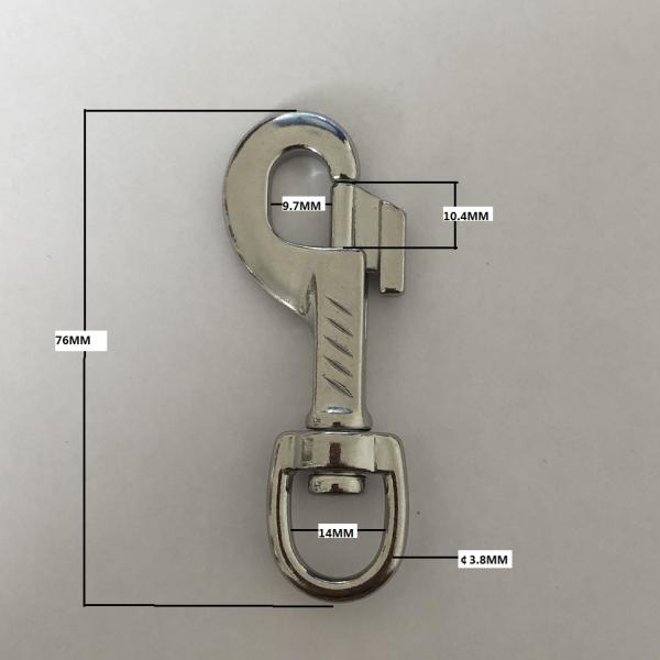 Carabiner Snap Hook Spring Clip Snap Dog Hook Custom Logo Carabiner Clips