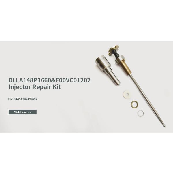 DLLA148P1660 Bosch Common Rail Nozzle For Injectors 0445110419 / 299