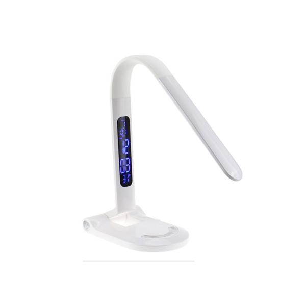 Buy Folding Smart LED Table Lamp 9W Multi - Function With Clock Alarm Calendar at wholesale prices