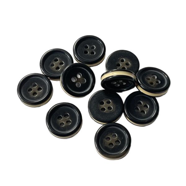 Special Edge On Yellow Color Plastic Coat Buttons 28L Use For Coat Sweater