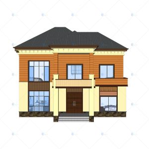 Luxury villa - (QB17) Prefabricated steel structure Modern design Living room