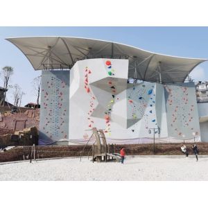 Adult Training Center Rock Climbing Volumes with Decoration Function