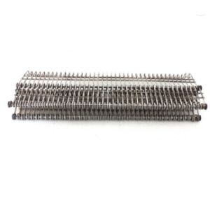 Flat Metal Stainless Steel Eye Link Conveyor Belt Wire Mesh For Oven