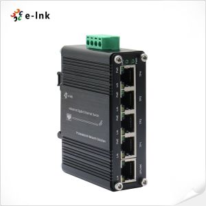 Industrial PoE Switch 4-Port Gigabit 30W 802.3at PoE+1000M RJ45 DIN Rail