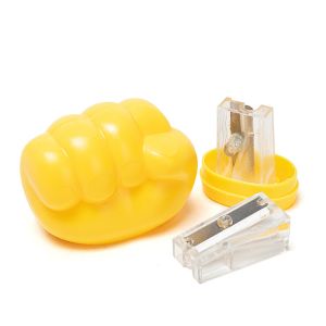 Gesture Cartoon Pencil Sharpener Single Hole Handheld