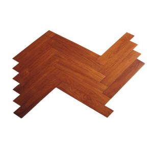 Herringbone teak parquet
