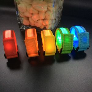 LED fiber cloth wrist strap,bracelet, movement, cheer, light band
