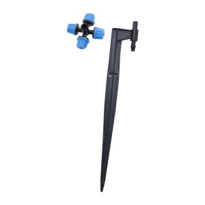 Cross Misting Micro Mister Irrigation With Stake 20cm Long