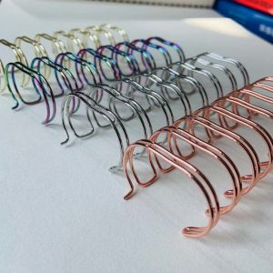 16 - 44mm ID Plating Spiral Coil Binding Supplies For Notebook