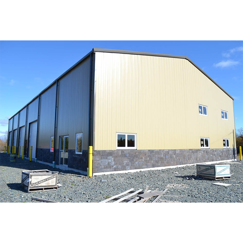 Customized Steel Structure Warehouse with Ball Blasting and Tekla Structures