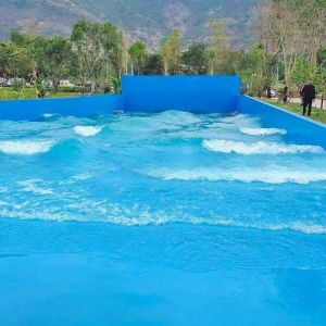 Colourful Water Park Swim Wave Pool Machine Indoor Wave Pool Customized