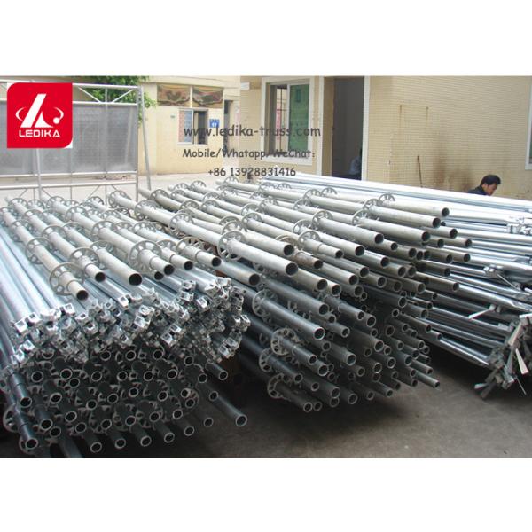 Buy Argon Arc Welding Steel Ring Lock Layer Truss , Concert Scaffold Truss With Roof at wholesale prices