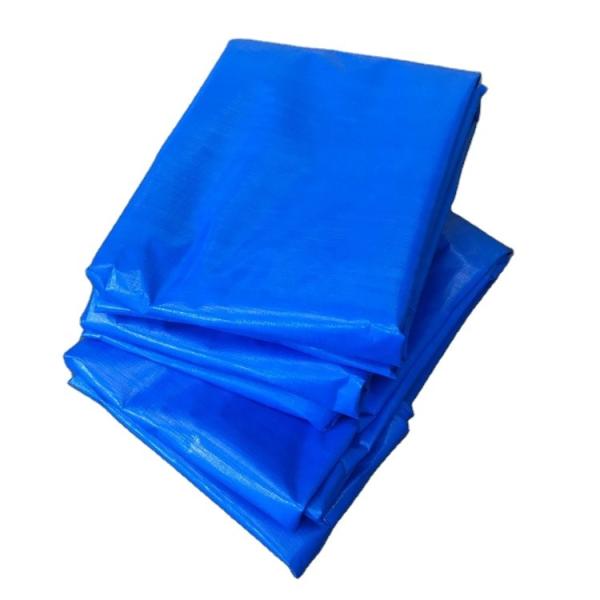 Customized Laminated PE Tarpaulin Plastic Fabric Sheet in Lightweight Stripe