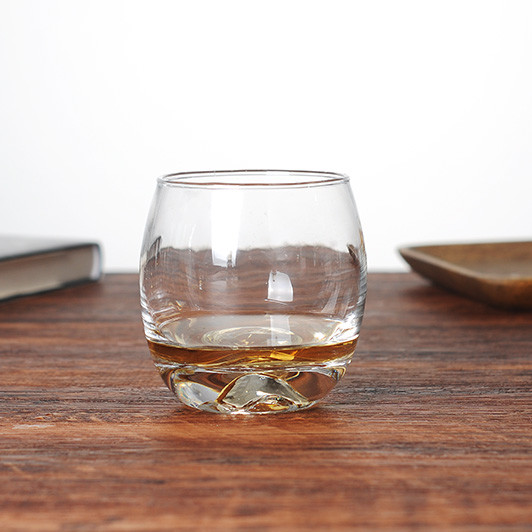 Buy 350ml 12oz Round Iceberg Custom Whiskey Glasses Thick Bottom at wholesale prices