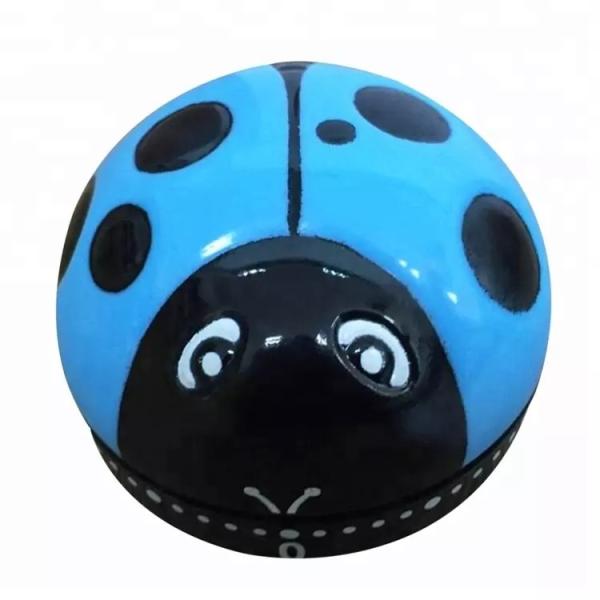 Buy ABS Material Lovely 60 Minute Plastic Ladybug Kitchen Timer 61x40mm at wholesale prices