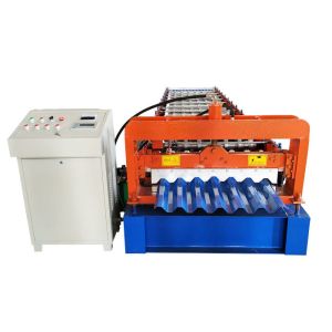 Popular roof profile design sheet matal roll forming machine under custom-made