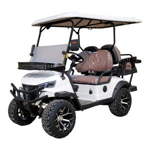 China LED Lighting 4 Seater Golf Cart With 80km Travelling Range on sale