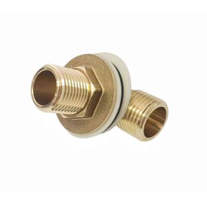 1/2'' Lead Free Brass 90 Degree Elbow With Wide Flange Brass Tap Back Nuts