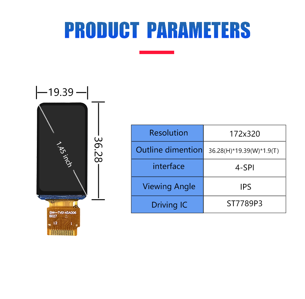 TFT LCD Module technical diagram