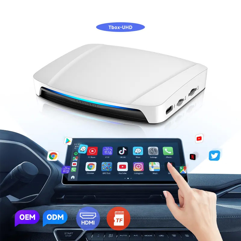 CPC200-TBox UHD Wireless Adapter Carplay Andriod Auto to Multimedia Play Carlink