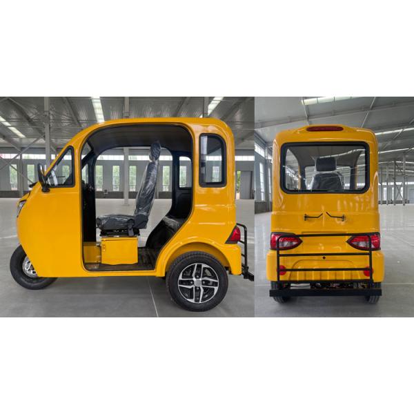 50km/H Electric Passenger Closed Tricycles