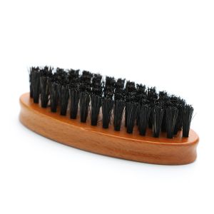 Mini Beard Brush Boar Bristle Mustache Brush For Men