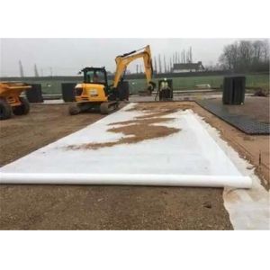 Class 1 Polypropylene Non Woven Fabric Geotextile 200gsm / 300gsm / 400gsm