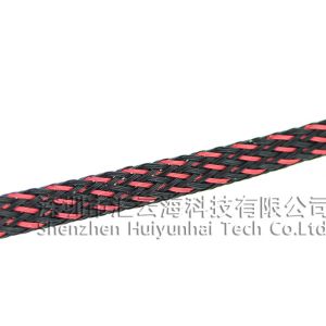 PET Multifilament Heat Shrinkable Braided Sleeving Lightweight High Strength
