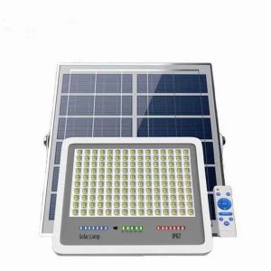 500W Lens Highlighting Outdoor Garden Spotlights , Solar Powered Remote Control
