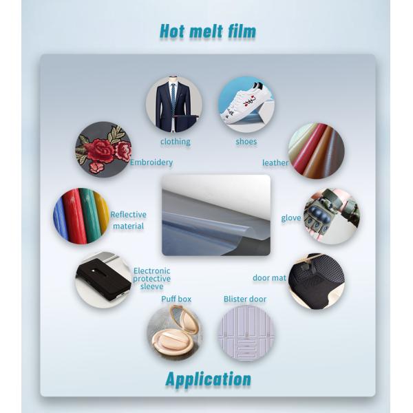 Hot Melt Adhesive Film Outdoor Riding Clothes For Garment Accessories