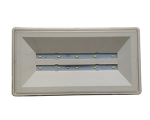 LED IP65 Waterproof PC Diffuser Battery Rechargeable Emergency Light