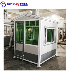 China Luxury Portable Security Booth 1500x2400mm Steel Industrial Design on sale