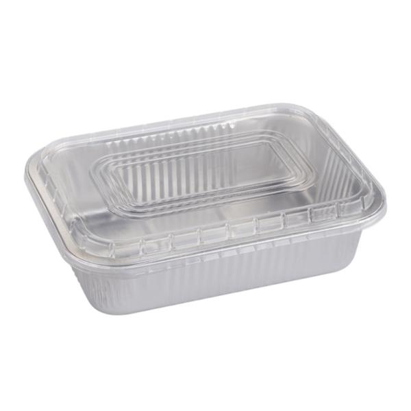 High Quality Disposable aluminium Foil Box Recutangle Take Away Food Foil aluminium Containers With foil lid