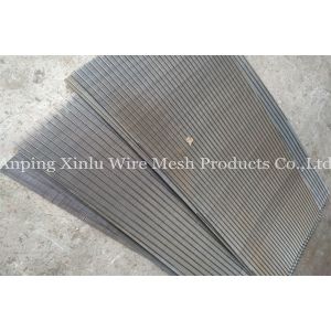 Wrapped Flat Wedge Wire Screen Panel 3 - 12mm Thickness For Grain Drying
