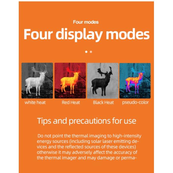 Thermal Imager Night Vision Monocular Hunting Rescue Patrol Search CS-1Pro/CS-3+/CS-4