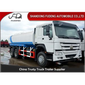 SINOTRUCK Howo Vacuum Tank Truck , 309KW Power Tanker Truck Trailer
