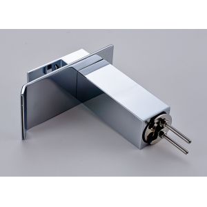 Waterfall Single Hole Bathroom Basin Faucets Solid Brass Materials ROVATE