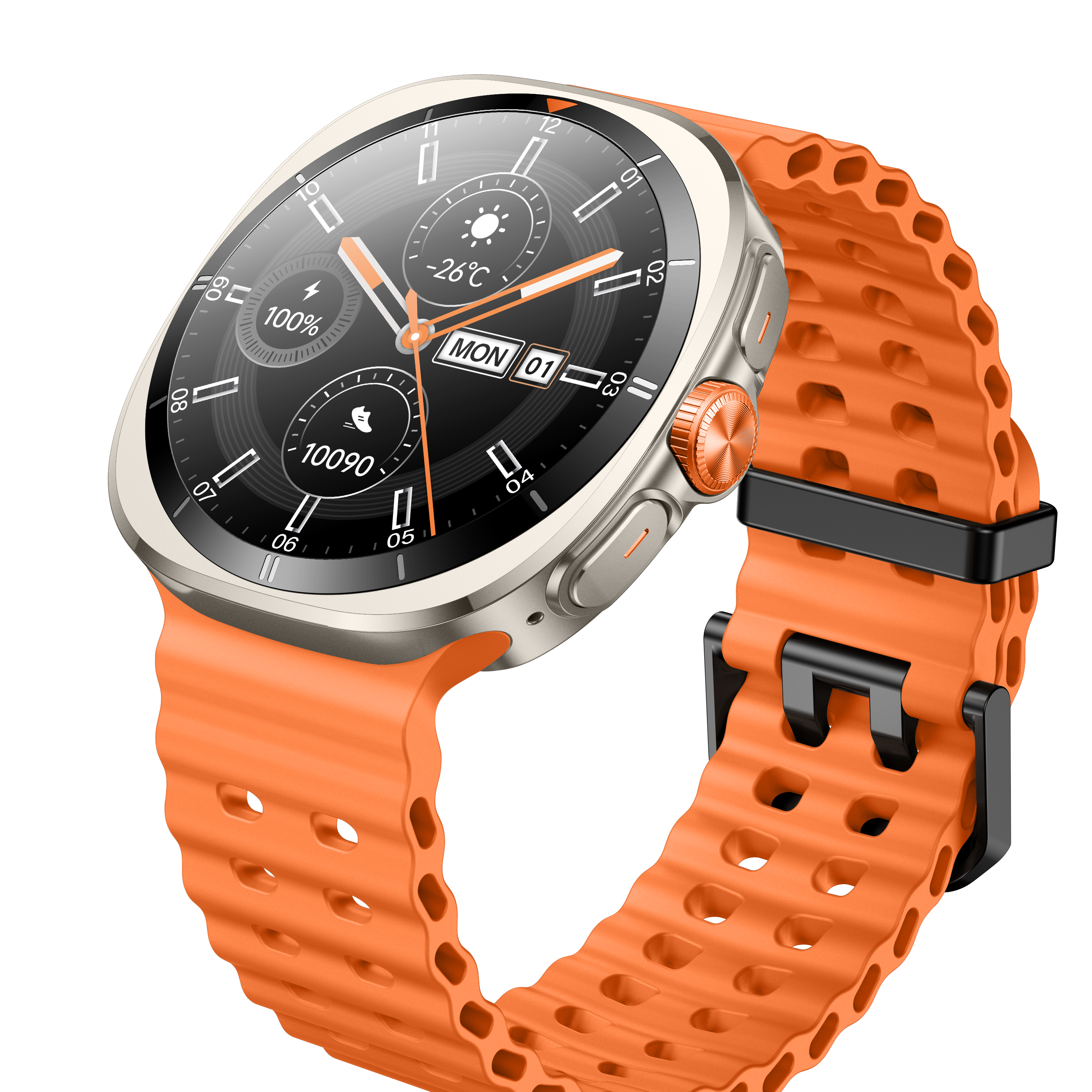 KW298PRO 1.43" AMOLED BT Calling Smart Watch with 100 Sports Modes